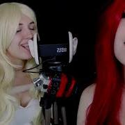 Asmr Ear Licking Twin Angel Demon Kissing Mouth Sound Breathing Асмр Звуки Рта