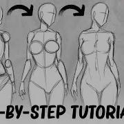 Tutorial How To Draw A Female Body Basic Proportions