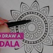 How To Draw A Mandala Beginners Drawing Tutorial Mandala Art