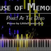 House Of Memories Piano Cover