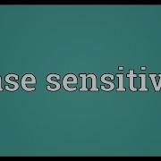 Case Sensitive Meaning