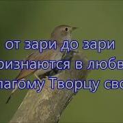 От Зари До Зари Очень Красивый Псалом