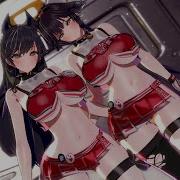 8K 高雄 愛宕で Viviz Bop Bop Ijn Takao Atago Mmd アズールレーン Azurlane Kkvmd