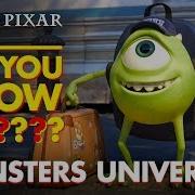 Pixar Did You Know Monsters