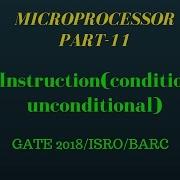 Jmp Instruction Conditional Unconditional Microprocessor Part 11 For Gate Lectures In Hindi