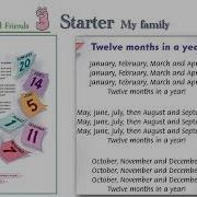 English Song For Kids Twelve Months In A Year Family And Friends 5