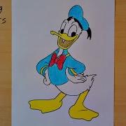 How To Draw Duck Step By Step For Kids Easy Tutorial Donald Duck Cartoon