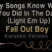 Fall Out Boy My Songs Know What You Did In The Dark Instrumental Preview