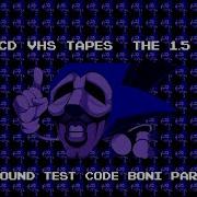 Sonic Cd Vhs Tapes Sound Test