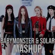 Solar Babymonster Colors Batter Up Mashup