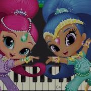 Shimmer And Shine Theme Song Easy Piano Tutorial