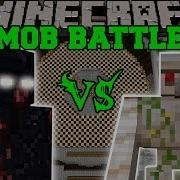 Mutant Obsidian Golem Vs Mutant Iron Golem Minecraft Mob Battles Mods