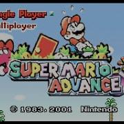 Super Mario Advance Title Screen Gba Pressstartonce