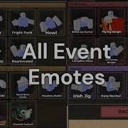 Evade All Emotes Soundtracks