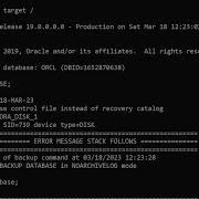 Oracle Rman Backup