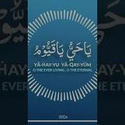 Hayyum Kayyum Allah Zikri