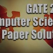 Gate 2017 Computer Science Question Paper Solution Part 2