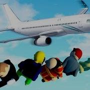 Выпали Толпой Из Самолета Угар В Human Fall Flat Хьюман Фол Флэт