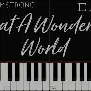 What A Wonderful World Piano