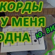 Разбор Песни Ты У Меня Одна