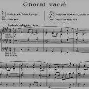Varie Sur Le Theme De Veni Creator Iii Choral Varie