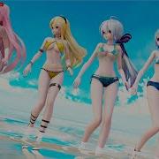 Mmd Black Pink Forever Young Vocaloid Miku Haku Luka Rin 2K1440P60Fpsnorinori 77