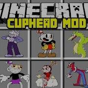 Minecraft Cuphead Mod Cuphead Mugman King Dice Bepi Clown More Minecraft Modded Minigame