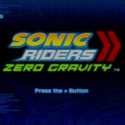 Sonic Riders Zero Gravity Main Menu Theme